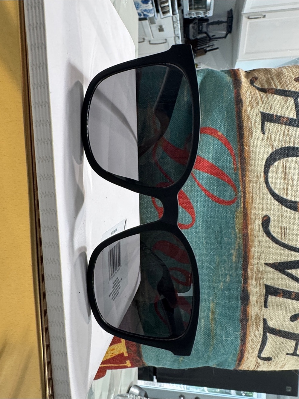 Aldo Black Oversized Square Sunglasses for Men